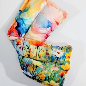 Flowers, Therapeutic Heating/Cooling Rice Bag, Eye Bag